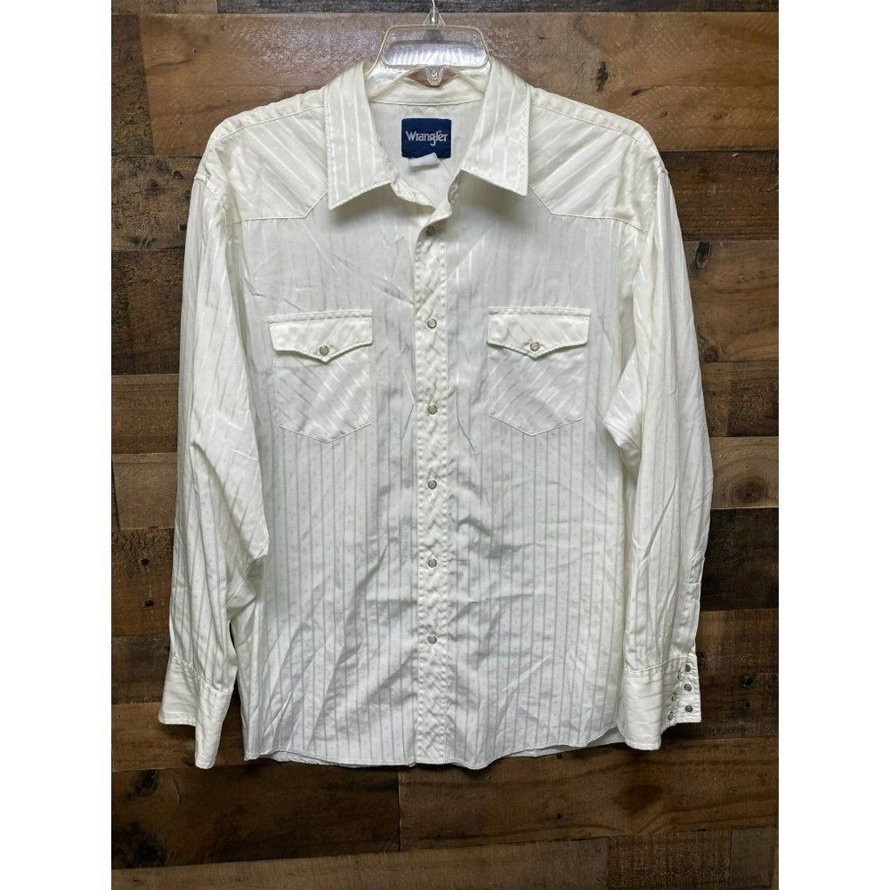 Wrangler Men's Long Sleeve‎ Pearl Snap